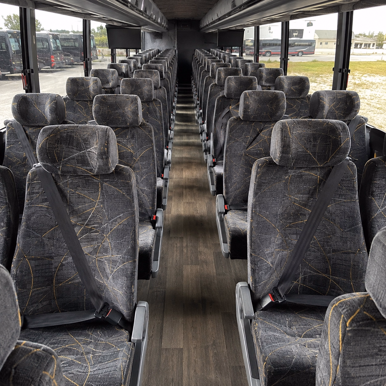 orange bus rental service area