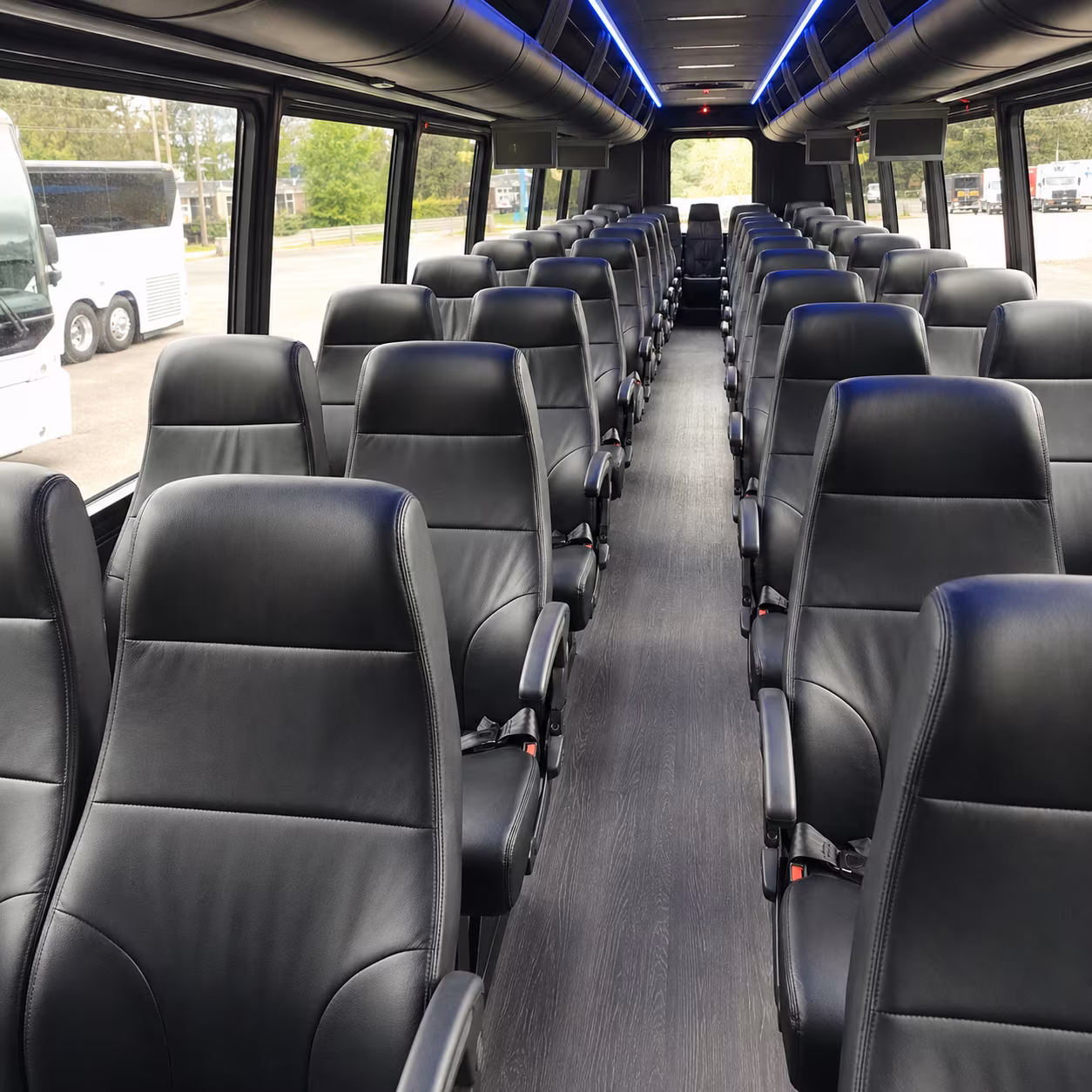 orange corporate event transportation